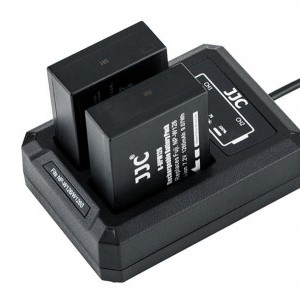 JJC DCH-NPW126 USBA Dupla töltő Fujifilm NP-W126/126S-hez-2