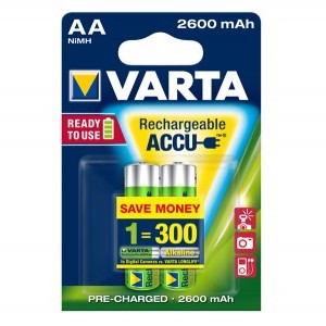 Varta Ready to Use 5716 AA 2600mAh 2db előtöltött akku-0