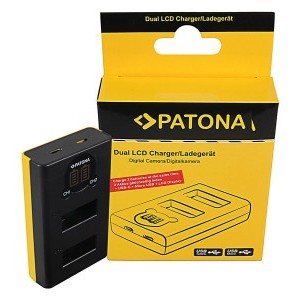 Patona Dual LCD USB, akkumulátor töltő a GoPro Max SPCC1B-hez