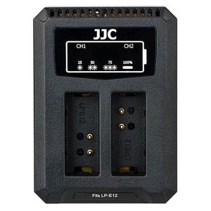 JJC DCH-LPE12 USB dual töltő Canon LP-E12-0