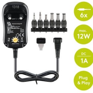 Goobay hálózati adapter 3-12V 1000MA-1