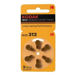 Kodak KP312 Hearing Aid elem B6