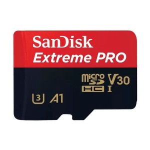 Sandisk 128GB MicroSDXC Extreme Pro memóriakártya + Adapter 200mb/s /90mb/s UHS-I V30 A2 C10 U3 + Rescue Pro Deluxe szoftver