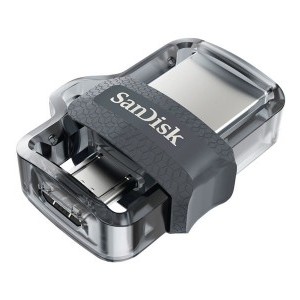 SanDisk 64 GB Ultra Dual USB Drive M3.0 ezüst-0