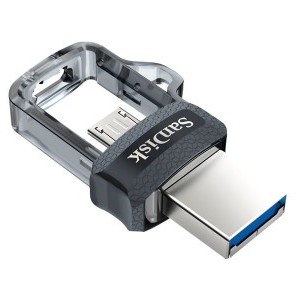 SanDisk 64 GB Ultra Dual USB Drive M3.0 ezüst-2