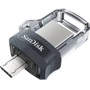 SanDisk 64 GB Ultra Dual USB Drive M3.0 ezüst-1