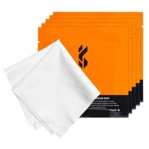 K&F Concept Microfiber törlőkendő kit 5db 15x15 fehér-0