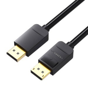 DisplayPort 1.2 Kábel Vention HACBH 2m, 4K 60Hz (Fekete)