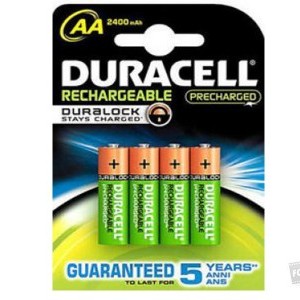 Duracell Stay Charged AA akku 2500 mAh 4db-os csomag