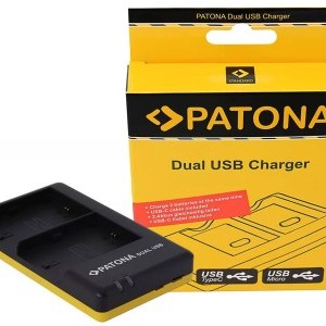 Patona LP-E6 LCD Dual Gyors Töltő USB C -kábel-0