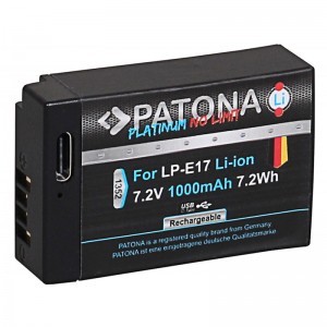 Patona Canon LP-E17 USB-C Platinum akkumulátor-0