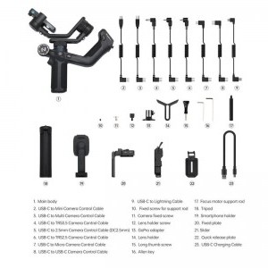 Feiyu-tech Feiyu SCORP Mini 2 - kamerastabilizátor (fekete)-10