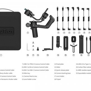 Feiyu-tech SCORP 2 - LCD érintőkijelzős kamerastabilizátor szett-5