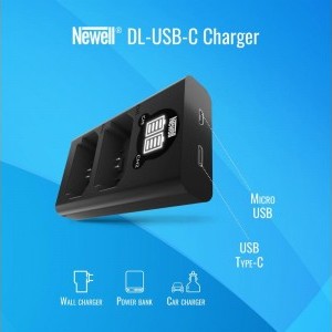 Newell DL-USB-C duplatöltő DMW-BLK22 akkumulátorhoz-4