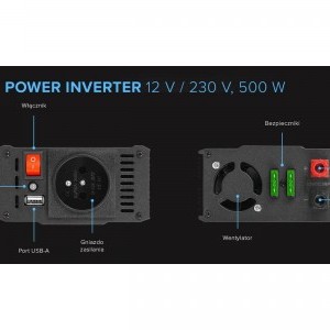 Newell INVERTER – 12V/230V, 500 W-1