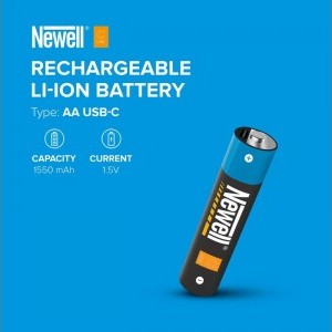 Newell AA USB-C 1550 mAh újratölthető akkumulátor - 2 db-3