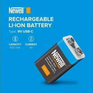 Newell 9 V USB-C 500 mAh újratölthető akkumulátor-4