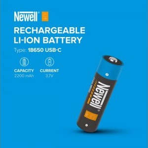 Newell 18650 USB-C 2200 mAh újratölthető akkumulátor - 1 db-3