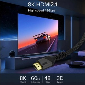 Newell HDMI - HDMI kábel 2.1, 8K 60Hz - 2 méter, grafit-1