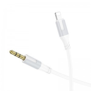 Borofone adapter BL19 audio jack 3,5 mm - Lightning kábel 1m fehér