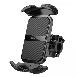 Borofone BH105 kerékpár/motorkerékpár telefontartó kormányra rögzíthető fekete