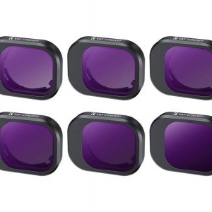 K&F Concept 6db-os ND szűrő szett DJI mini 4 Pro-hoz (ND4+ND8+ND16+ND32+ND64+ND1000)
