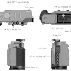 Smallrig 4515 Cage Panasonic Lumix S9-hez-1