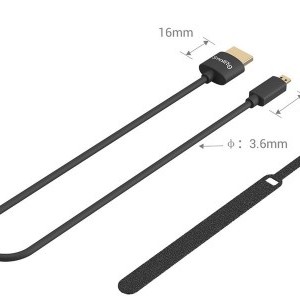 SmallRig 3042 Ultra Slim 4K HDMI kábel 35cm (micro HDMI - HDMI)-1