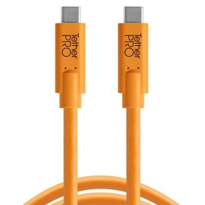 Tether Tools TetherPro USB C - USB-C Narancssárga (4,6m)