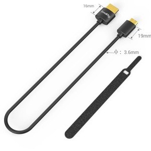 SmallRig 3040 Ultra Slim 4K HDMI kábel 35cm (mini HDMI - HDMI)-1