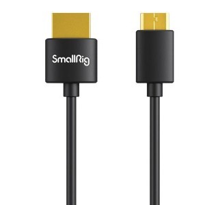 SmallRig 3040 Ultra Slim 4K HDMI kábel 35cm (mini HDMI - HDMI)-2