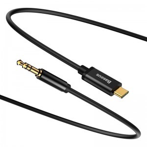 Baseus Yiven USB-C - 3.5 mm-es mini jack audio kábel, 1.2 m (fekete)-8