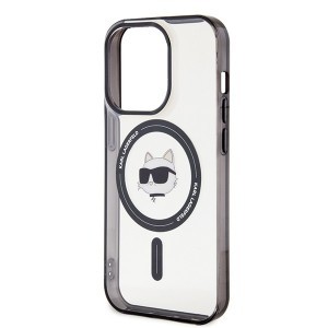 Eredeti Tok KARL LAGERFELD IML Choupette`s Head Magsafe KLHMP15XHCHNOTK iPhone 15 Pro Max átlátszó tok