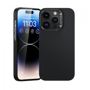 Benks Etui Magnetic Armor Air Kevlar 600D for iPhone 14 Pro fekete tok