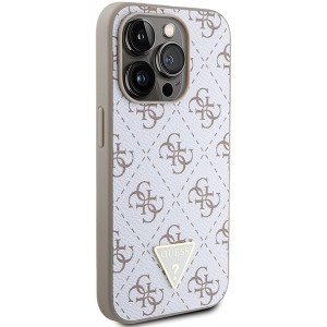 Original Case GUESS hardcase 4G Triangle Metal Logo GUHCP15LPG4GPH for Iphone 15 Pro white tok