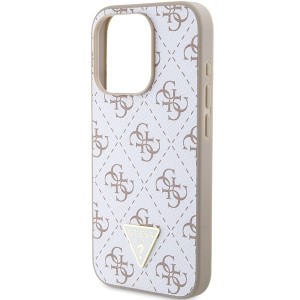 Original Case GUESS hardcase 4G Triangle Metal Logo GUHCP15LPG4GPH for Iphone 15 Pro white tok