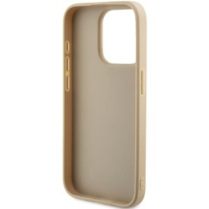 Original Case GUESS keménytok Saffiano Iridescent Script GUHCP15XPSAIRSD iPhone 15 Pro Max arany tok