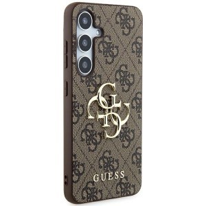 Original Case GUESS - hardcase 4G Big Metal Logo GUHCSA554GMGBR for Samsung Galaxy A55 Barna tok