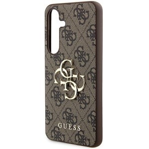 Original Case GUESS - hardcase 4G Big Metal Logo GUHCSA554GMGBR for Samsung Galaxy A55 Barna tok