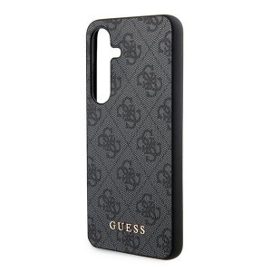 Original Case Guess - hardcase 4G Metal Gold Logo GUOHCSA55G4GFGR Samsung Galaxy A55 tok fekete