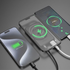 Dudao K14S USB-C / MagSafe vezeték nélküli powerbank 20W 5000mAh - fekete-3