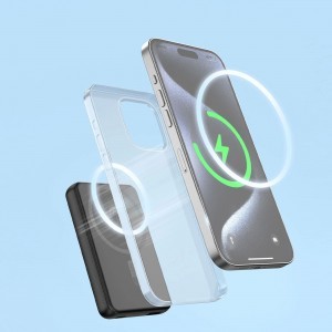 Dudao K14S USB-C / MagSafe vezeték nélküli powerbank 20W 5000mAh - fekete-5