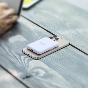 Tech-Protect LifeMag PB10 Powerbank MagSafe funkcióval 5000mAh 15W USB-C port - kék + USB-C kábel-7