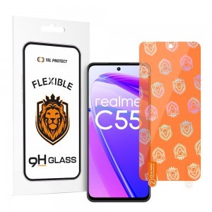 Tel Protect Best Flexible Hybrid Üvegfólia REALME C55-höz