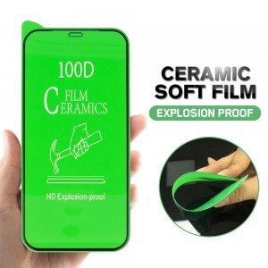 Tempered Glass HARD CERAMIC for REALME C55 BLACK üvegfólia