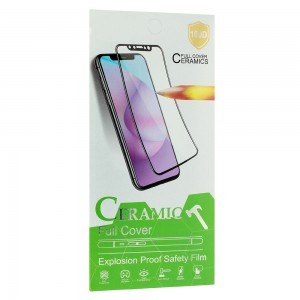 Tempered Glass HARD CERAMIC for REALME C55 BLACK üvegfólia