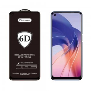 Full Glue 6D Edzett Üveg MOTOROLA MOTO G84 5G FEKETE üvegfólia