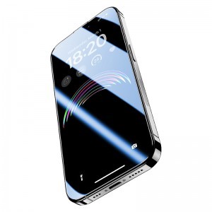 Benks edzett üveg Ultra Shield HD iPhone 15 Pro Max fekete üvegfólia