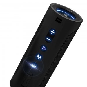 Tronsmart T6 Pro Hordozható Vezeték Nélküli Bluetooth 5.0 Hangszóró 45W LED Háttérvilágítás Fekete (448105)-1