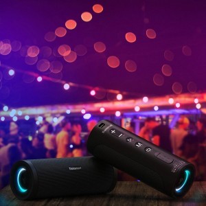 Tronsmart T6 Pro Hordozható Vezeték Nélküli Bluetooth 5.0 Hangszóró 45W LED Háttérvilágítás Fekete (448105)-7